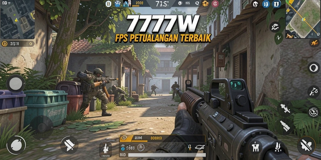 Screenshot menampilkan aksi hebat dalam gameplay FPS.