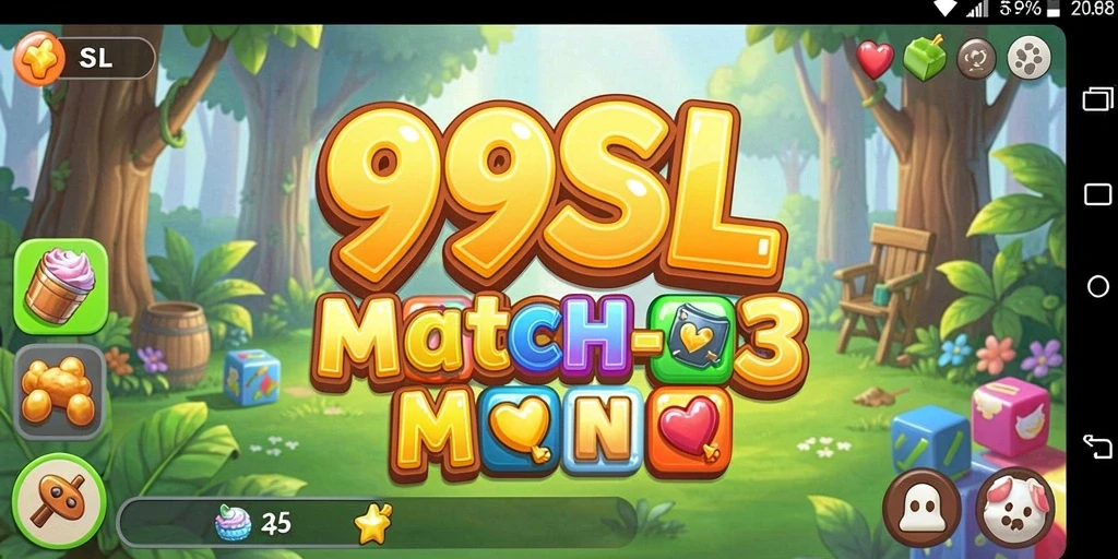 Tampilan gameplay menarik dan penuh warna dari 99SL.