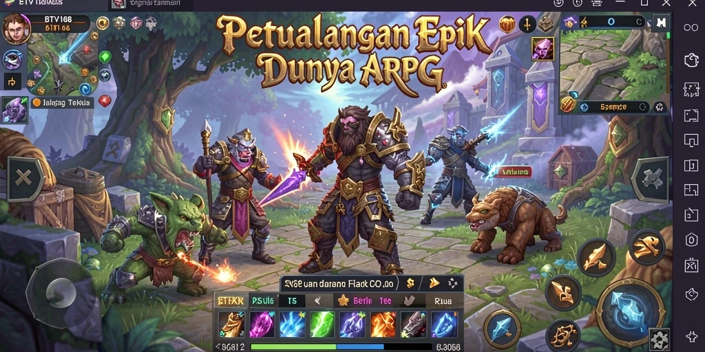 Tampilan gameplay yang mendebarkan dalam BTV168