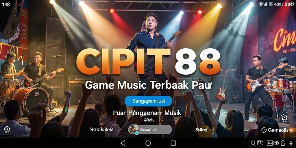 Tampilan seru gameplay <strong>CIPIT88</strong> yang menghadirkan tantangan musik.
