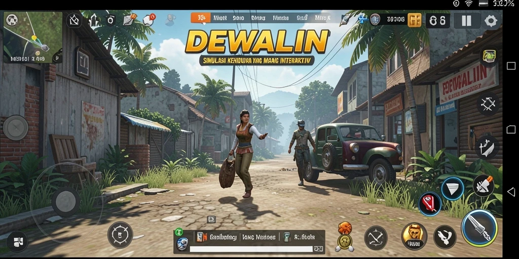Menampilkan gameplay seru DEWALIN yang penuh interaksi.