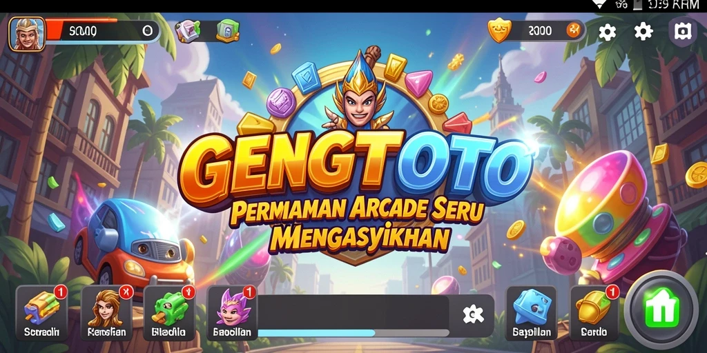 Tampilan gameplay GENGTOTO yang penuh aksi dan seru.