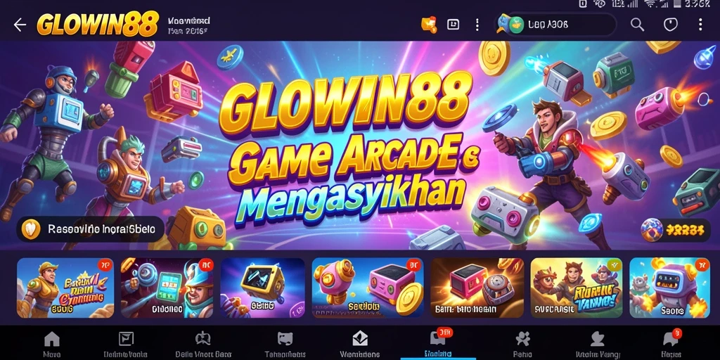 Tampilan gameplay seru dari GLOWIN88 yang memikat.