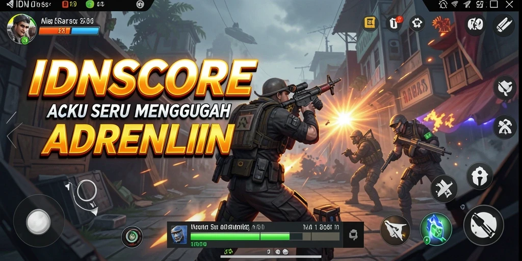 Tampilan screenshot <strong>IDNSCORE</strong> menunjukkan aksi seru dalam gameplay yang mendebarkan.