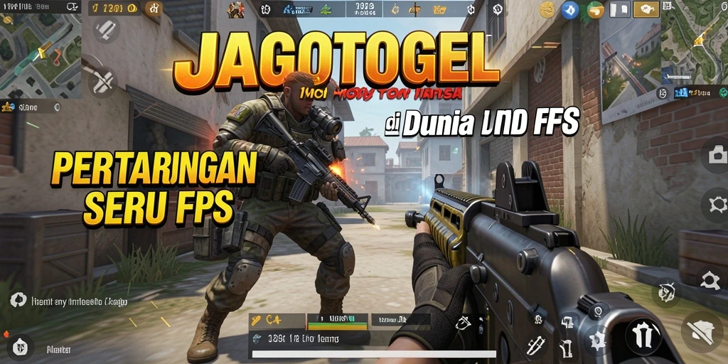 Tampilan gameplay seru dari JAGOTOGEL dalam suasana FPS.