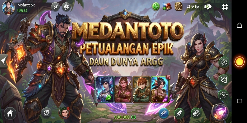 Tangkapan layar gameplay <strong>MEDANTOTO</strong> menunjukkan aksi pertempuran yang mendebarkan.