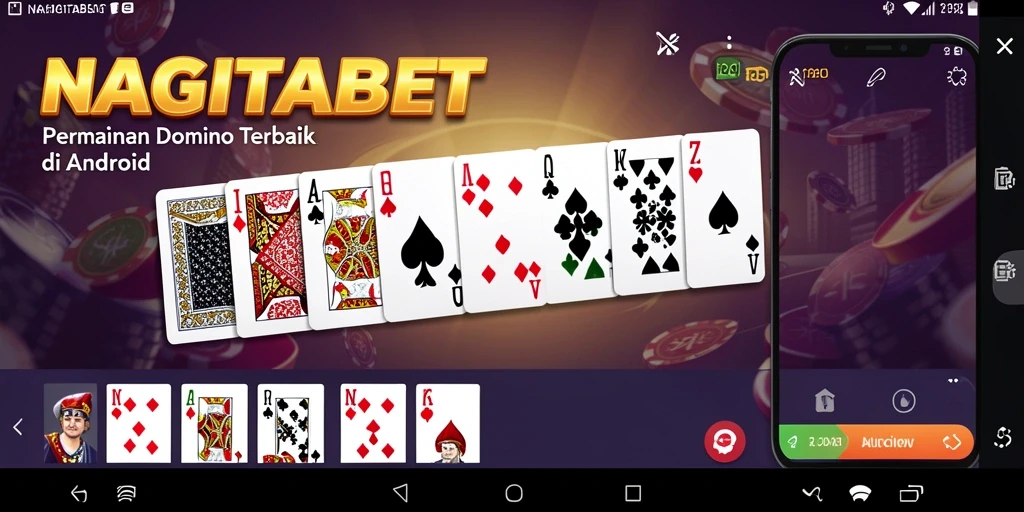 Tampilan gameplay NAGITABET yang seru dan menarik dalam permainan Domino.