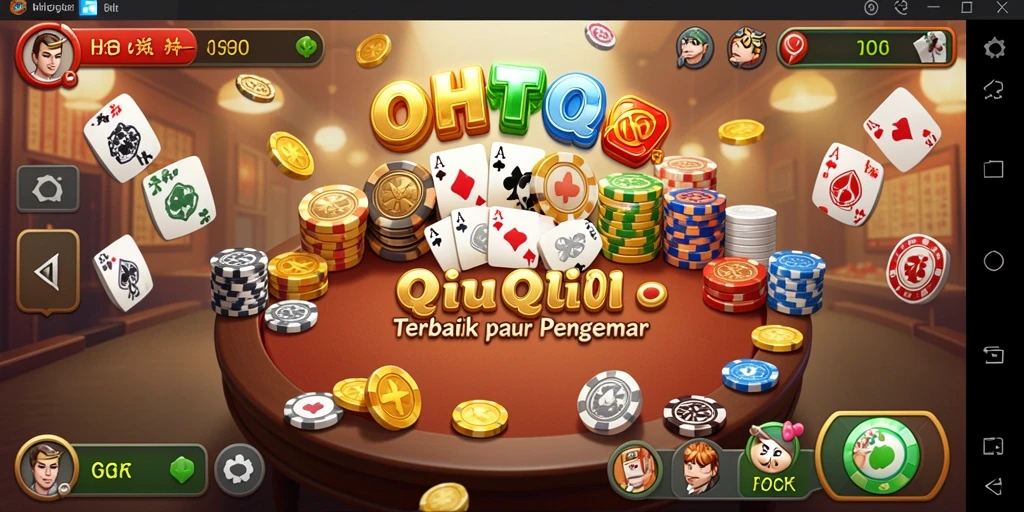 Tangkapan layar utama OHTOGEL menampilkan gameplay mendebarkan dari permainan QiuQiu.
