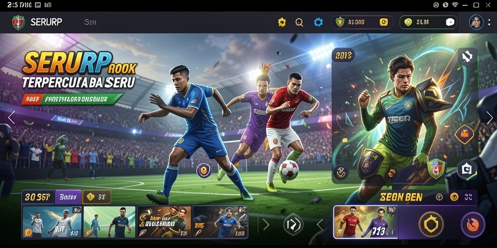 Tampilan gameplay Sportsbook SERURP dengan berbagai pilihan taruhan.