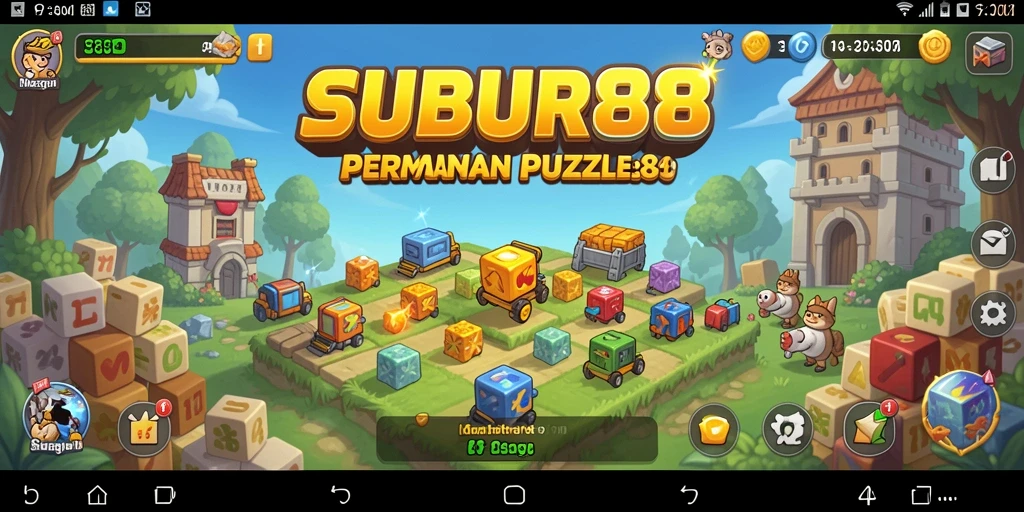 Tampilan gameplay SUBUR88 yang menarik dan penuh warna.