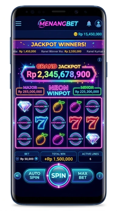 Proses pengunduhan aplikasi di menangbet yang cepat dan efisien.